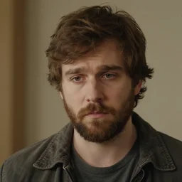 Caleb from Critical Role, stubble beard, looking a bit depressed