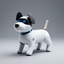 apple idog robot dog concept, studio lighting, magazine photography