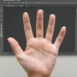human hand with five fingers, xf iq 4, 1 5 0 mp, 5 0 mm, f / 1. 4, iso 2 0 0, 1 / 1 6 0 s, natural light, adobe photoshop, adobe lightroom, dxo photolab, corel paintshop pro, rule of thirds, symmetrical balance, depth layering, polarizing filter, sense of depth, ai enhanced