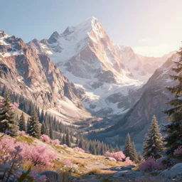 wengen, ultrafine highly detailed, pastel tones, sharp focus, unreal engine highly rendered, global illumination, radiant light