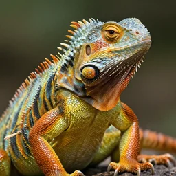 a highly detailed portrait of a lizard man with bright scaly skin, 8 k, 4 k, highly detailed, sharp,