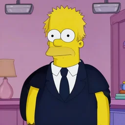 Boris Johnson in the Simpsons, high definition, 4k, ultra HD