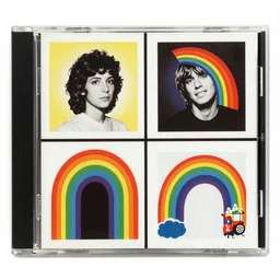 Four Ever Rainbow by Steve Hillage, alternate album cover, graphic design, cd, jewel case