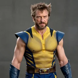 a photo of Patrick Stewart in costume as the Wolverine
