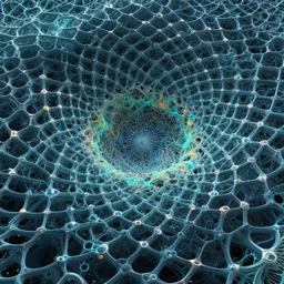 interstaller radiation induced fractalization of a tessellating hydrosphere, biopunk, futurecore