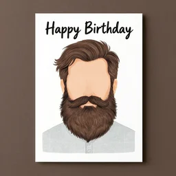 happy birthday card from beard