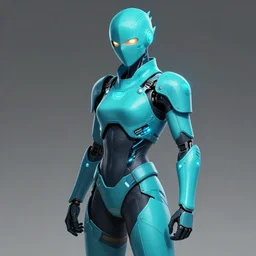 lone cybernatic ninja in cyan armor with led lights, art by yoshikita amano, ruan jia, yoji shinkawa, trending on artstation, very very detailed, beautiful, amazing quality, breathtaking artwork