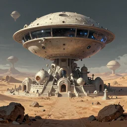 Martian civilization, concept art by Jason Chan