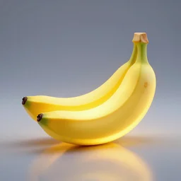 a banana, hyperdimensional, 8 k, rim lighting, led, lumen global illumination, opaque, glowing, rubber, ray tracing reflections