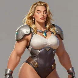 full figure ultra realistic illustration, margot robbie as thick female bodybuilder zarya from overwatch with closed eyes, intricate, elegant, highly detailed, digital painting, artstation, concept art, smooth, sharp focus, illustration, art by artgerm and greg rutkowski and alphonse mucha