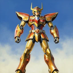 Amano Yoshitaka painting of voltron