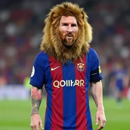 lionel messi as homelander in the boys, by magali villeneuve and william bouguereau, 4 k