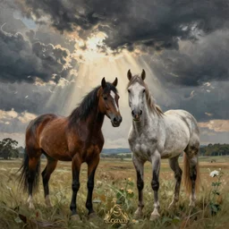 drawing of horses by Kim Jung gi and Karl Kopinski