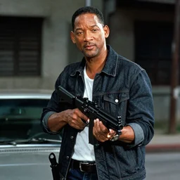 film still of Will Smith as Martin Riggs in Lethal Weapon, 4k