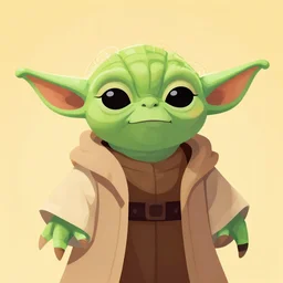 portrait of a yoda dressed as aladeen in the dictator, flat art, trending on artstation, award winning, vivid colours, cartoon, clear, detailed