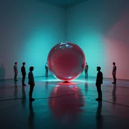 technologic probe, cell shaded, hyperrealism!, reflective surface, highly refractive material, chiaroscuro!!, minimalism!!, maroon highlight, hdr!!, loose wires, cyan light, vibrant!, multiple lights, by gil elvgren and ilya kuvshinov and greg rutkowski and anton fadeev and giger