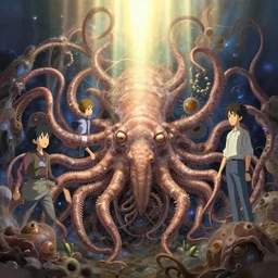 atrophy, entropy, and proteus vulgaris, by micheal whelan, yusuke murata, makoto shinkai, ross tran, cosmic, heavenly, god rays, intricate detail, cinematic, cel shaded, unreal engine, featured on artstation, pixiv