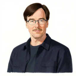 Walter white, drawn by Yoshitaka Amano