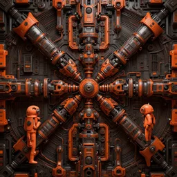 factorio inserters, intricate artwork by tooth wu and wlop and beeple. octane render, trending on artstation, greg rutkowski very coherent symmetrical artwork. cinematic, hyper realism, high detail, octane render, 8 k, orange and black tones