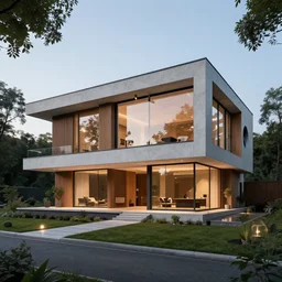 sci - fi decorated modern house by darek zabrocki and jordan grimmer, hyper - realistic