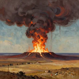 hell, landscape, inferno