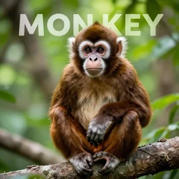 The text MONKEY