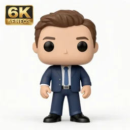 full body 3d render of James Corden as a funko pop, studio lighting, white background, blender, trending on artstation, 8k, highly detailed