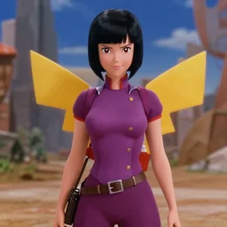 a still movie still from Leeloo (the fifth element) in Pokémon