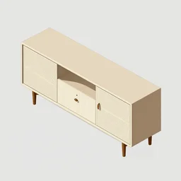 isometric view of a sideboard