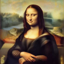 an abstract painting by leonardo da vinci