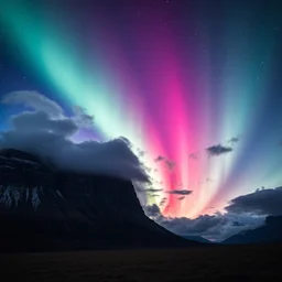 landscape photography by marc adamus, northern lights, dramatic lighting, dramatic sky