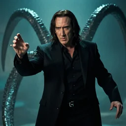 nic cage but he is playing cthulhu, movie stil l, hd digital photography - n 9