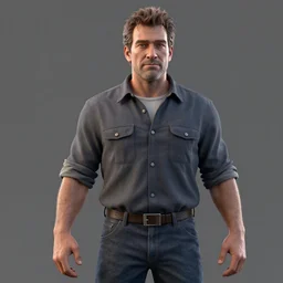 paul manofort as mr. clean, octane render, detailed,