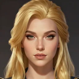 masterpiece head-on symmetrical centered painted portrait, just one head, Imogen Poots as a paladin, blonde hair, glorious, RPG character, Blizzard game concept art, pixar, maya engine on stylized background, splash comics, global illumination lighting, trending on artstation, by lois van baarle, ilya kuvshinov, rossdraws