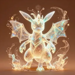 ( normal type pokemon ) creature creature in a alaska, warm tones, bioluminescent bioluminescent translucent translucent : by michal karcz, daniel merriam, victo ngai and guillermo del toro : ornate, dynamic, particulate, intricate, elegant, highly detailed, centered, artstation, smooth, sharp focus, octane render