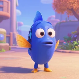 screenshot of the new Pixar movie: The Flying Fish (2030)