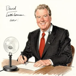 david letterman drawn by mort drucker