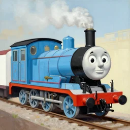 Thomas the Train by Edvard Junjiito Picasso