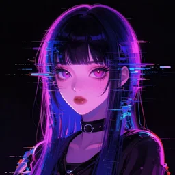 glitchcore art, digital art