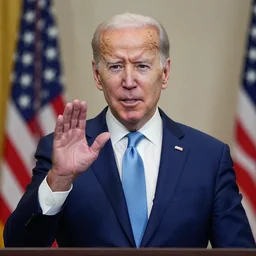 joe biden made of glass