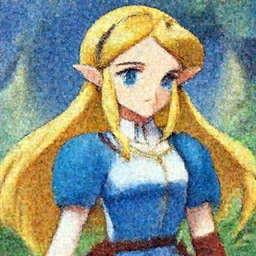 an anime drawing of Princess Zelda by Rumiko Takahashi, trending on Pixiv