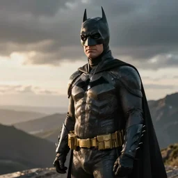 Bryan Cranston as Batman, cinematic lighting, HD, photorealistic