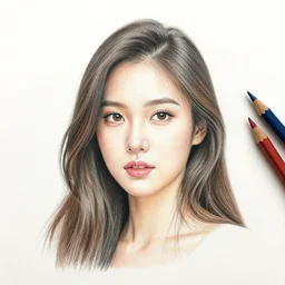 Colored pencil art on paper, highly detailed, artstation, Caran d'Ache Luminance