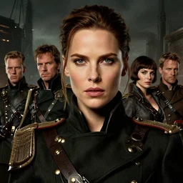 portrait of kate beckinsale, colourised, face portrait, epic, tragic, military art, fantasy, dieselpunk, hd shot, digital portrait, beautiful, artstation, comic style, by artgerm, guy denning, jakub rozalski, magali villeneuve and charlie bowater