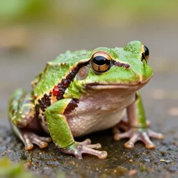 a strawberry frog