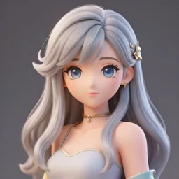 misty. Beautiful Girl. 3d anime. artbreeder. 8k