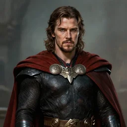 christian bale portrait as a dnd character fantasy art.