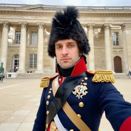 a selfie taken by napoleon bonaparte.
