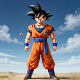 a photo of drip goku, studio photo, stunning scenery, dynamic lighting, hdr, award winning photography