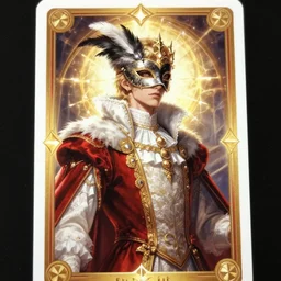 art by artgerm and greg rutkowski and ruan jia. a lonely elegant and grace male boss in elden ring. magic card art. sunny. rim light!! renaissance noble costume, masked!! feathers, sharp edges, stage light. shining crown, sense of awe. delicate features. white, red and golden. ultra realistic. ultra clear detailed